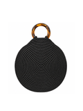 Bolso Vintage Redondo Negro
