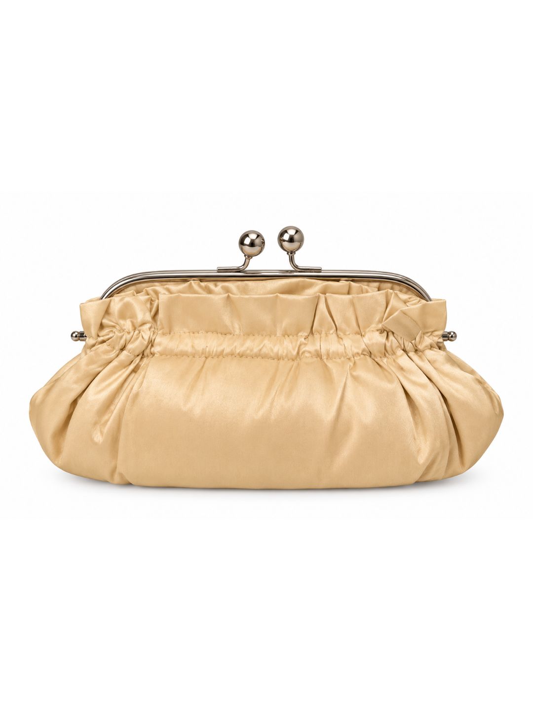 Bolso vintage tipo bombonera color Beige