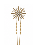 Broche vintage em folha de ouro