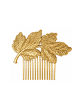 Broche vintage em folha de ouro
