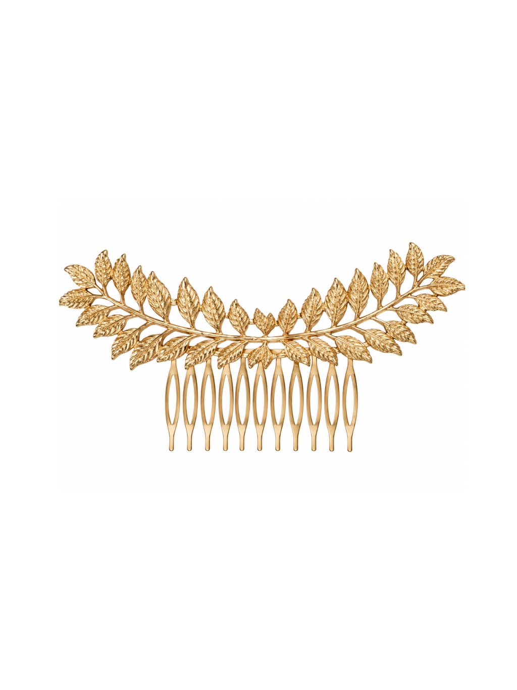 Broche vintage em folha de ouro
