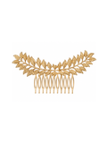 Broche vintage em folha de ouro