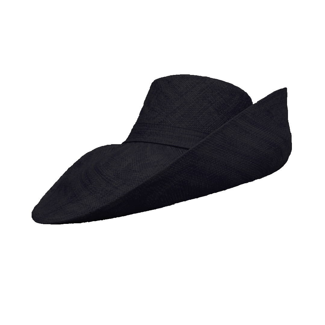 Chapéu Riviera Preto (dois tamanhos de aba)