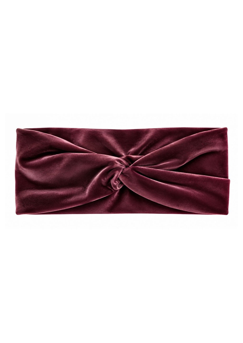 Turbante de terciopelo Uva