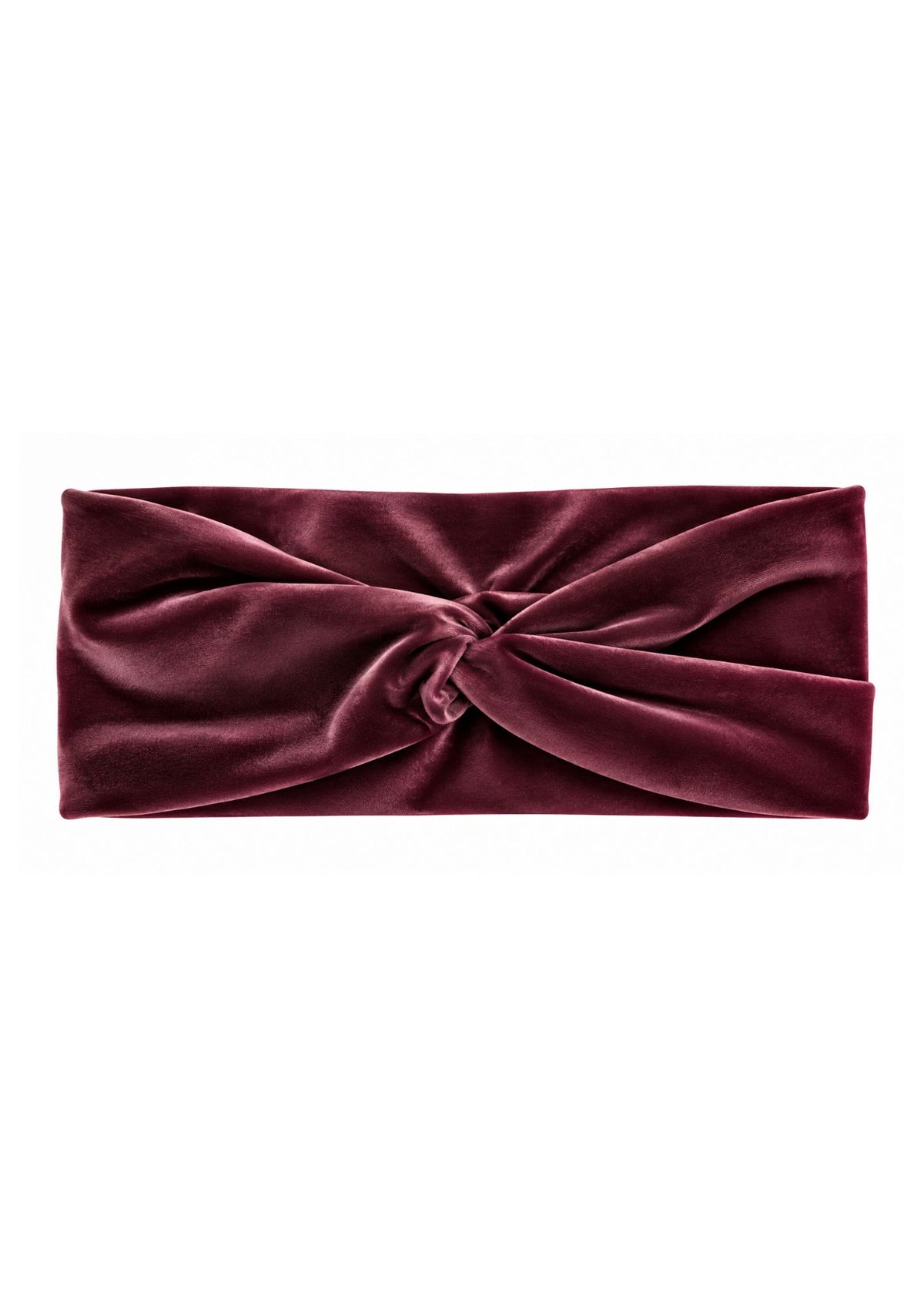 Turbante de terciopelo Uva