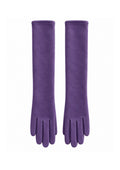 Guantes Largos de antelina Morado