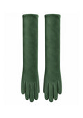 Guantes Largos de antelina Verde