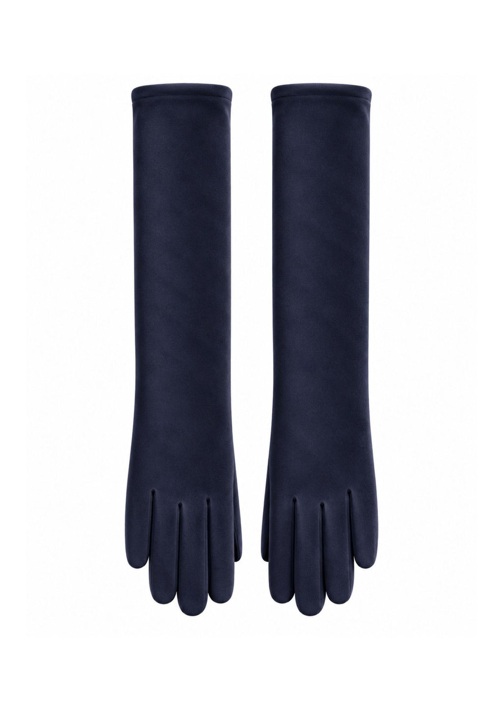 Guantes Largos de antelina Azul Marino