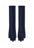 Guantes Largos de antelina Azul Marino
