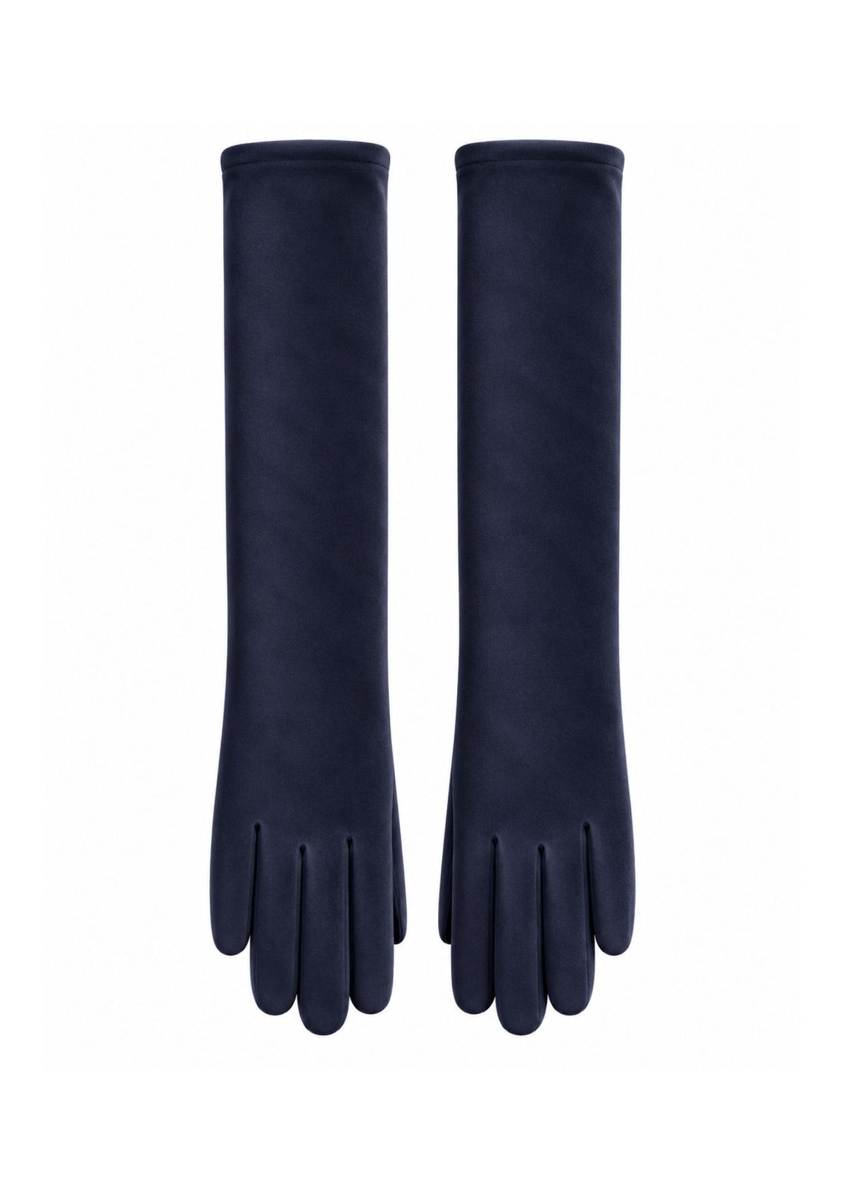 Guantes Largos de antelina Azul Marino