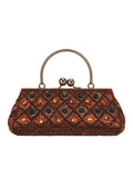 Bolso Vintage Clutch con Asa Caldera Cobre con detalles