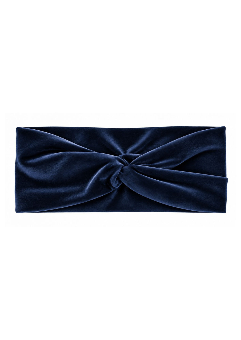 Turbante de terciopelo Azul Marino