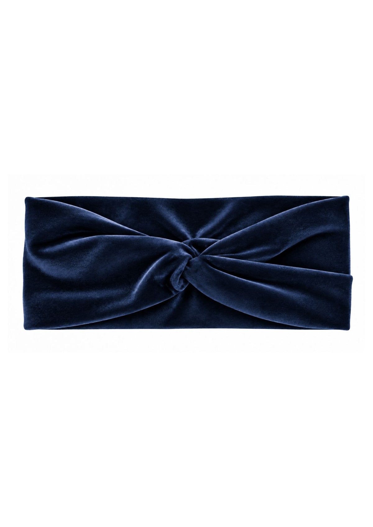 Turbante de terciopelo Azul Marino