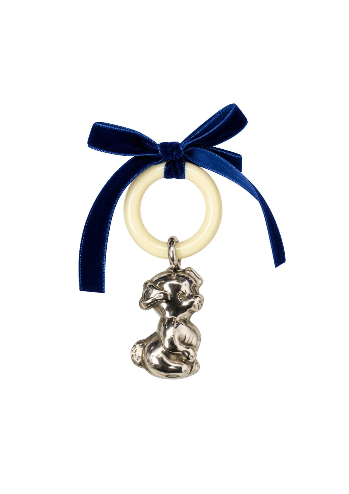 Chocalho vintage para cães - Fita de cor personalizável