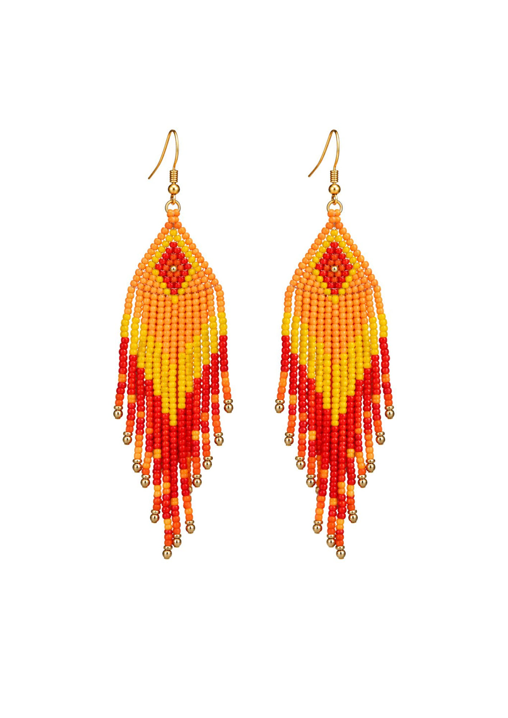 Pendientes Cuentas Naranja