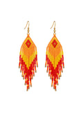 Pendientes Cuentas Naranja