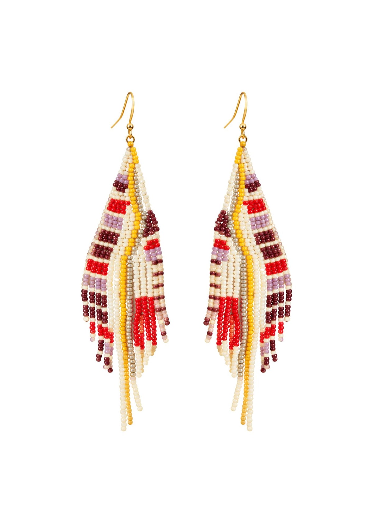 Pendientes Cuentas de Colores