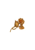 Broche vintage em folha de ouro