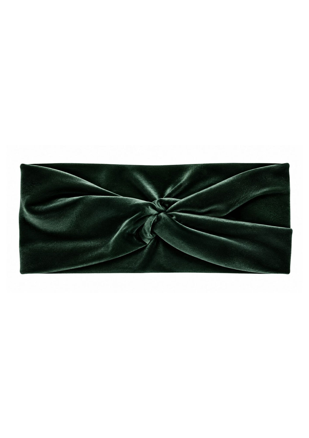 Turbante de terciopelo Verde Oscuro