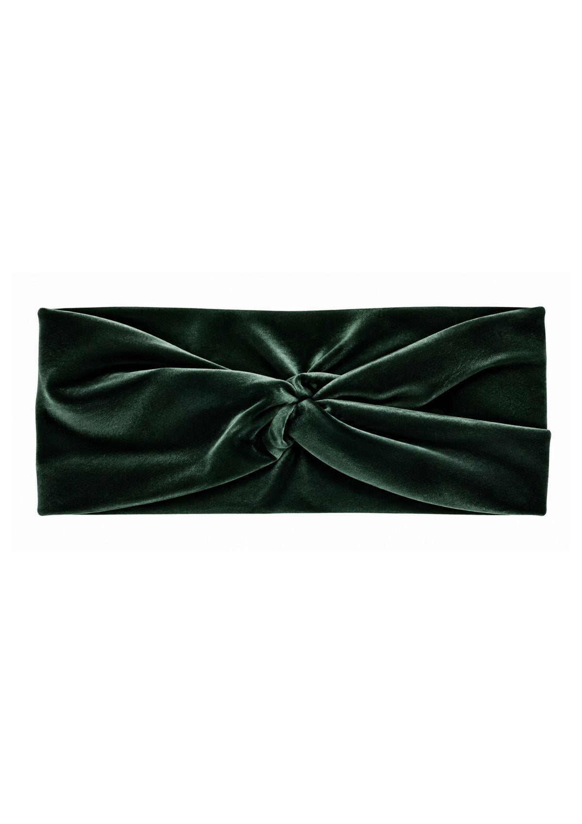 Turbante de terciopelo Verde Oscuro