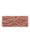 Turbante de terciopelo Rosa Empolvado