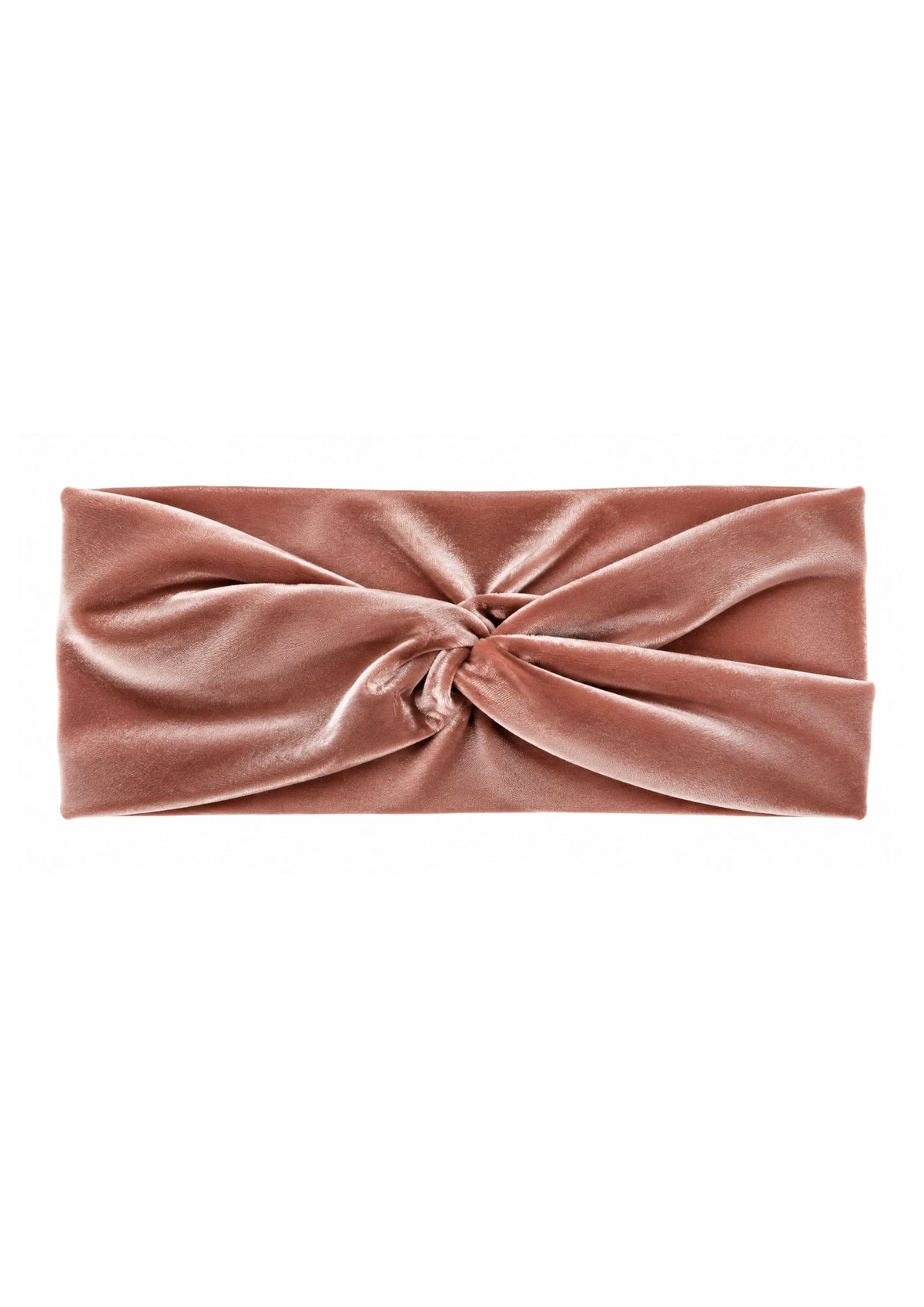 Turbante de terciopelo Rosa Empolvado