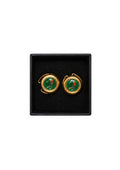 Gemelos Vintage Cubrebotones Golf Verdes