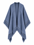 Xaile de lã Outlander - Azul Jeans