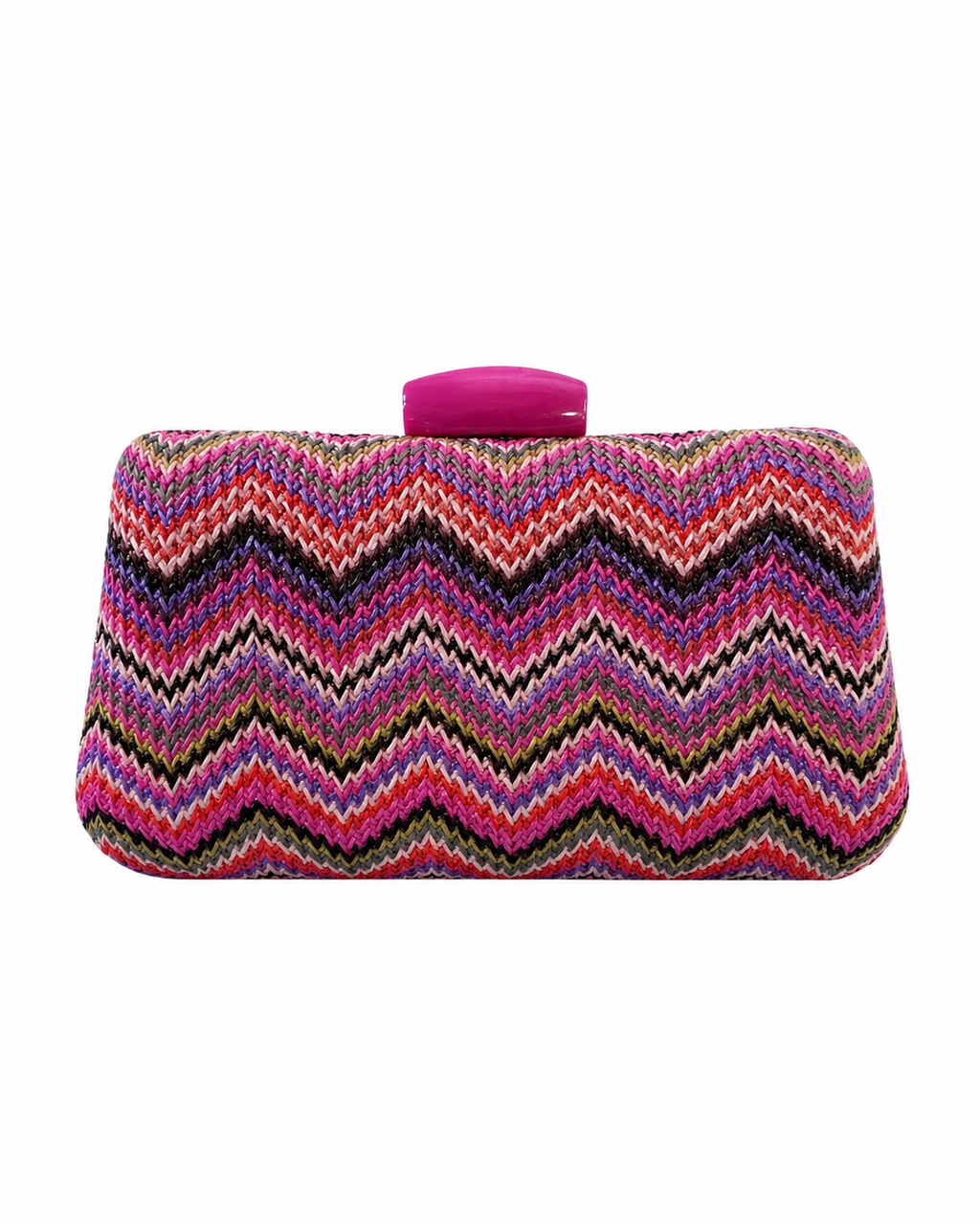 Bolsa vintage castanha estilo saco com flores vermelhas bordadas
