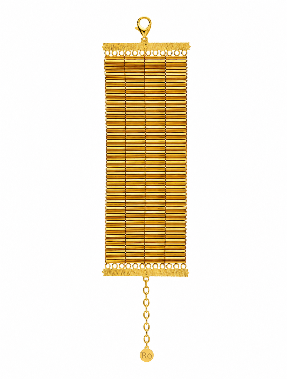 Pulseira dourada brilhante