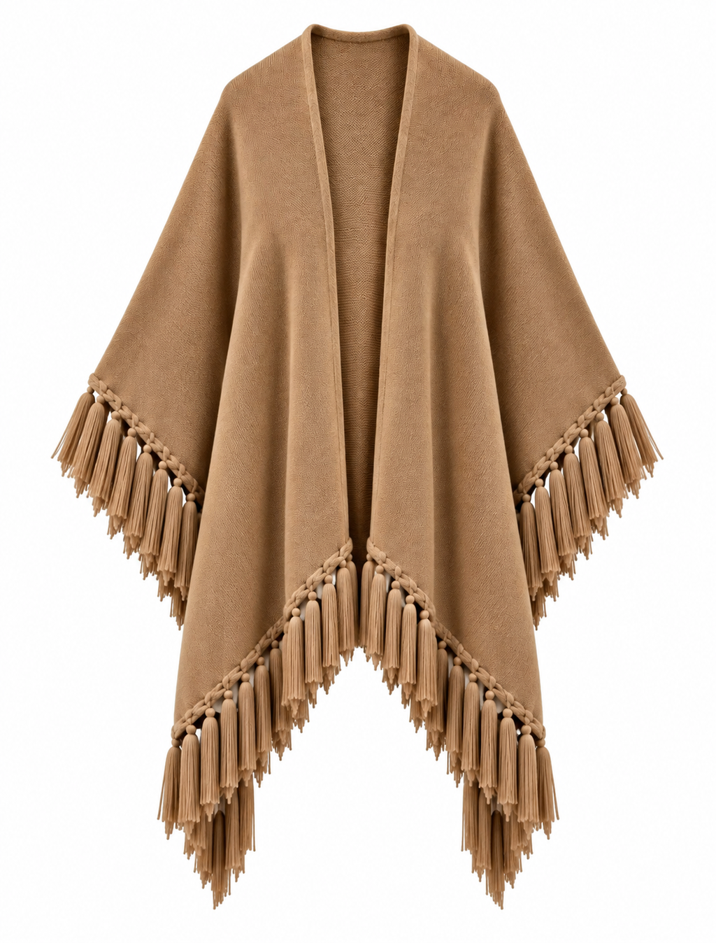 Chal de lana Outlander - Camel