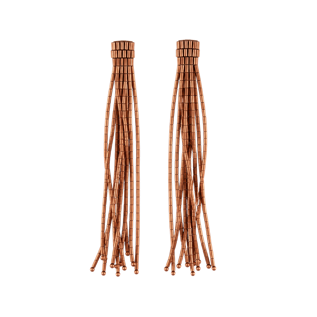 Pendientes Cascada Bronce