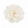 Flor multiposición Pia blanca