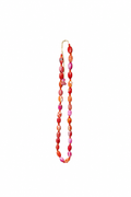 Collar Jaipur rosa fucsia y naranja