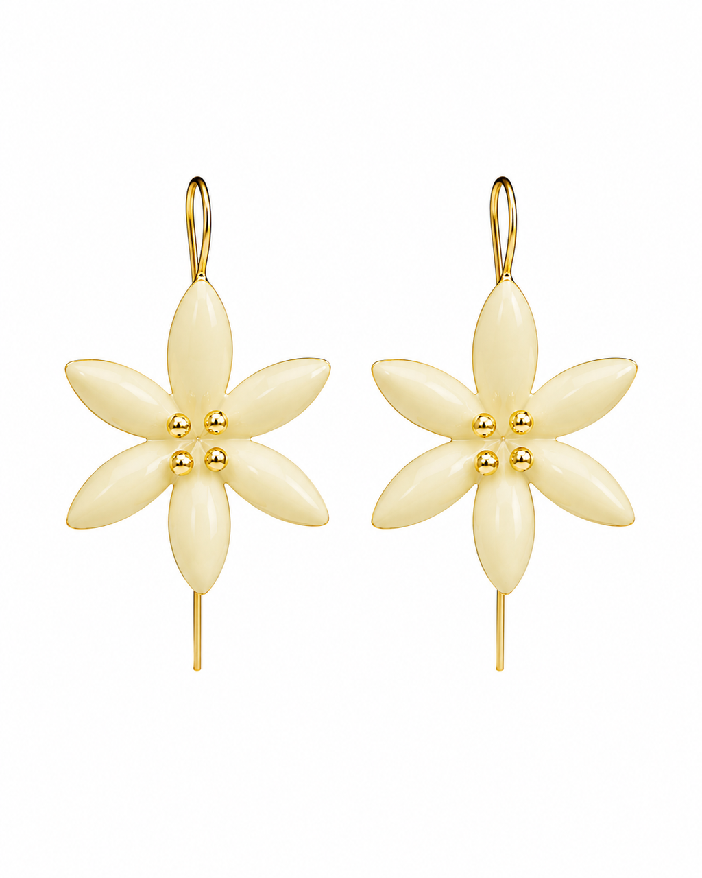 Pendientes Azahar Blanco