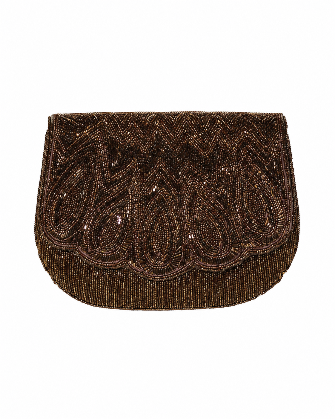 Bolso vintage bronce con cadena incorporada