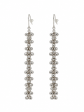Pendientes Largos Champagne Plateados