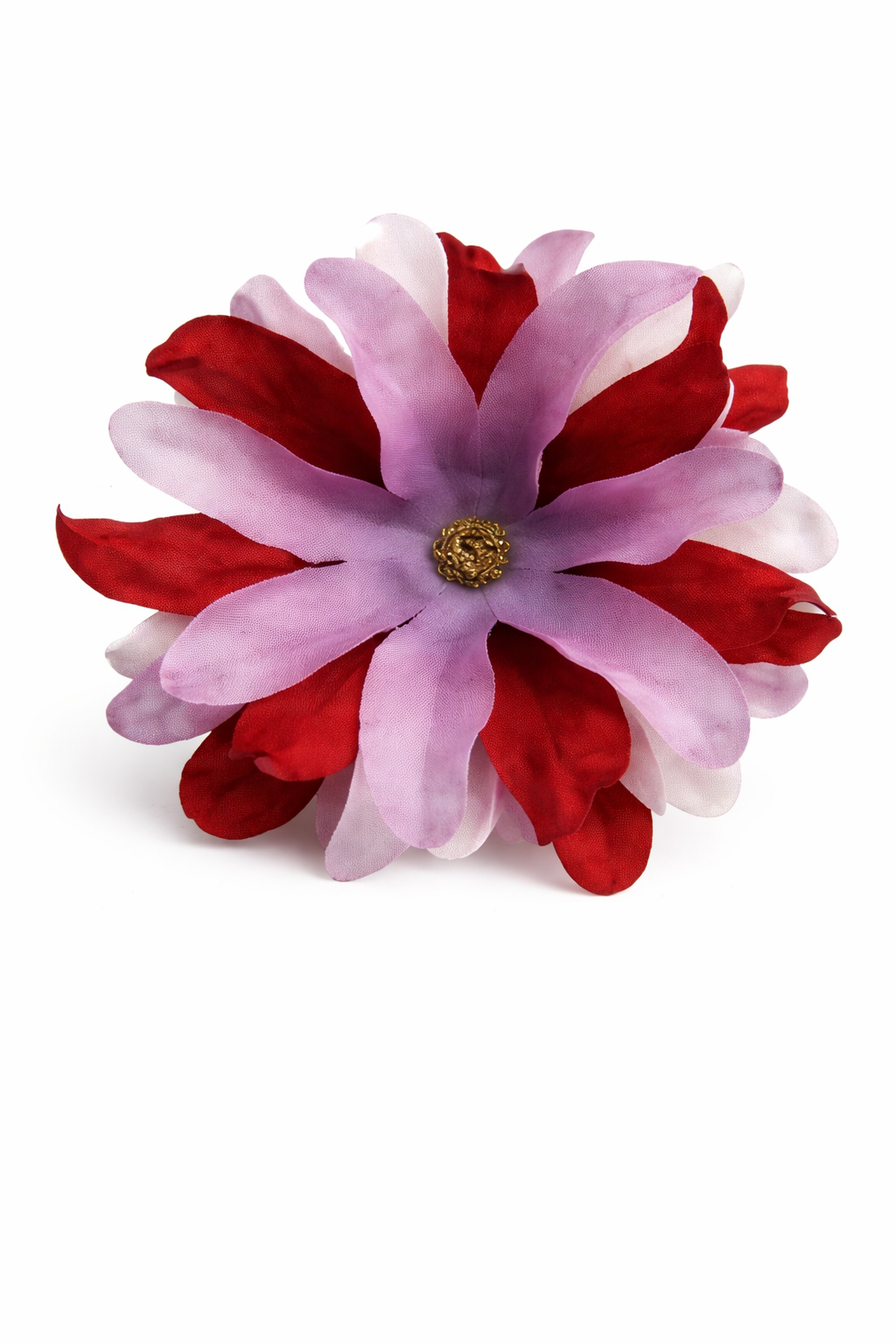 Flor de dália multiusos (para o cabelo ou pregadeira) em várias cores.