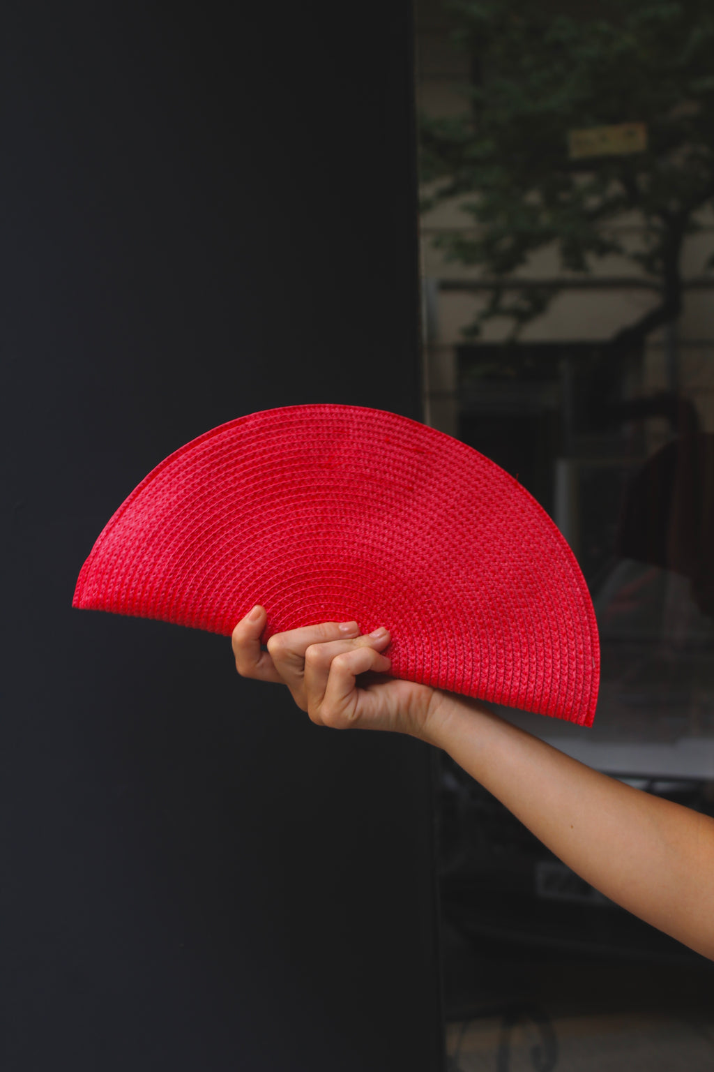 Bolso Abanico Rojo