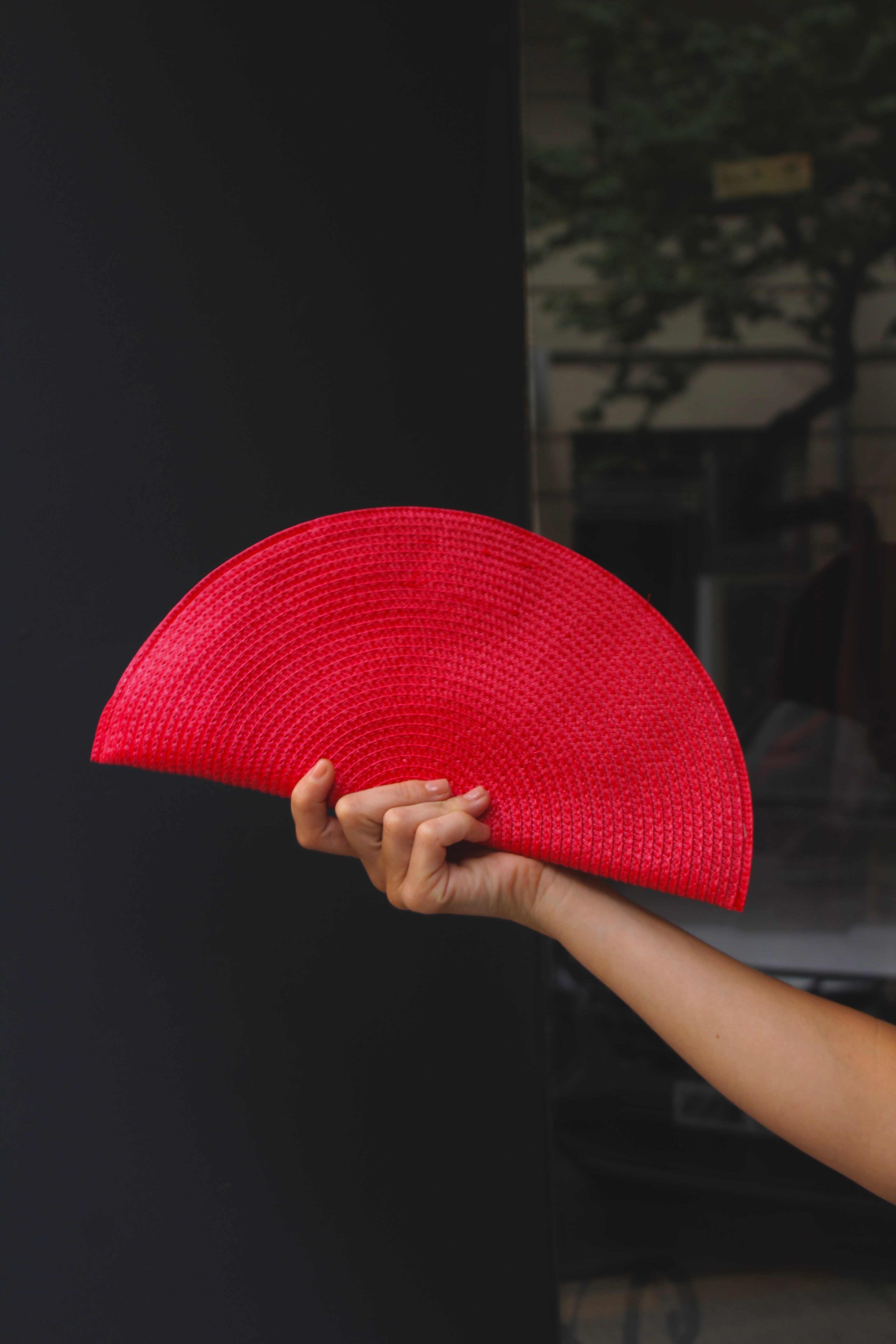 Bolso Abanico Rojo