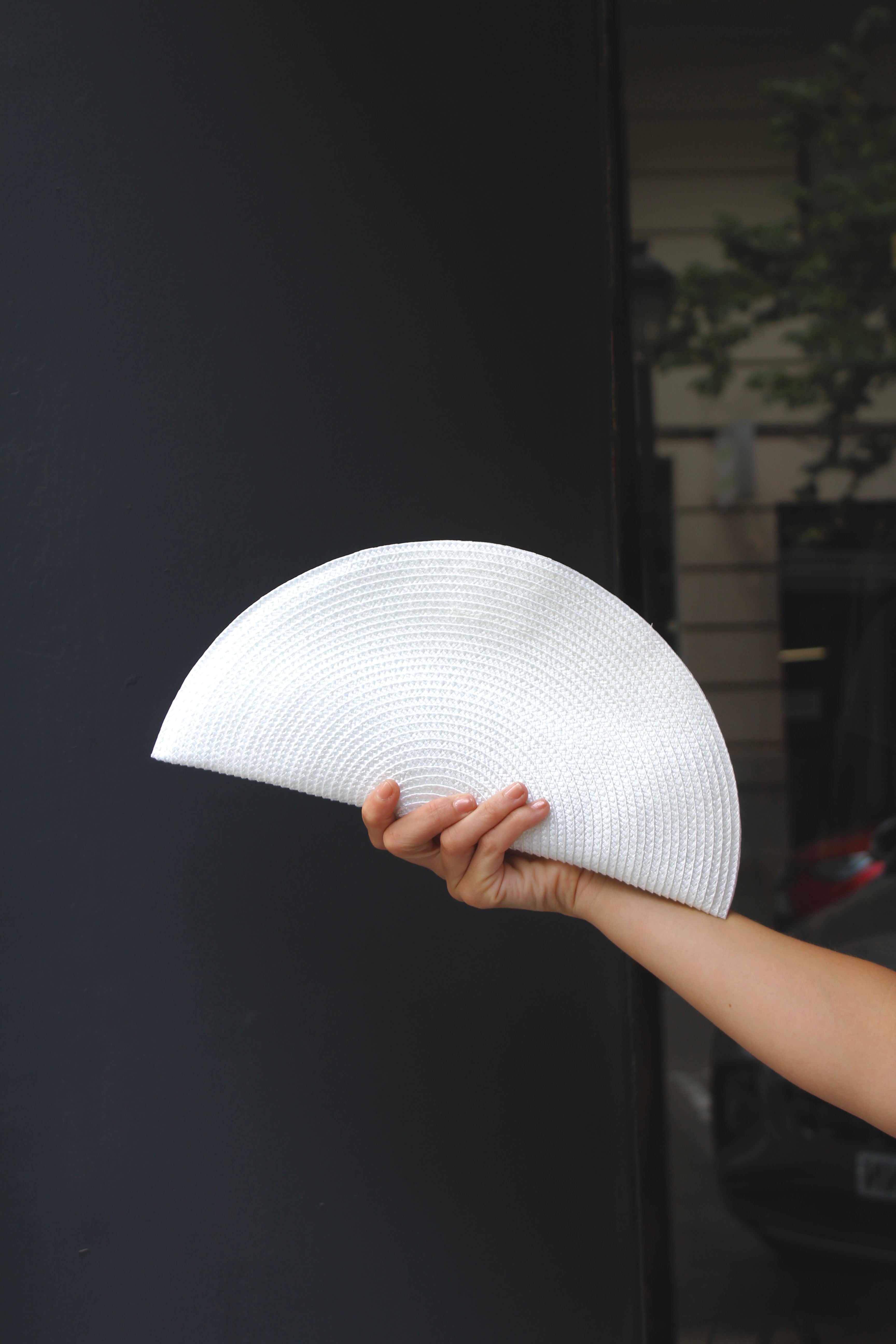 Bolso Abanico Blanco