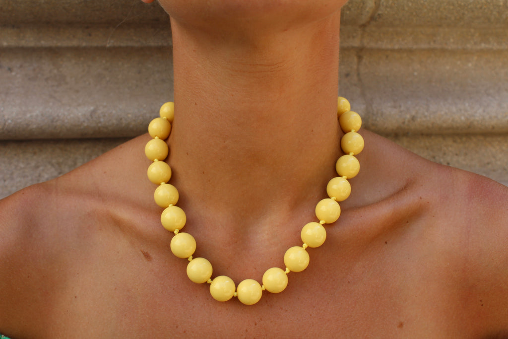 Collar de Bolas - Amarillo