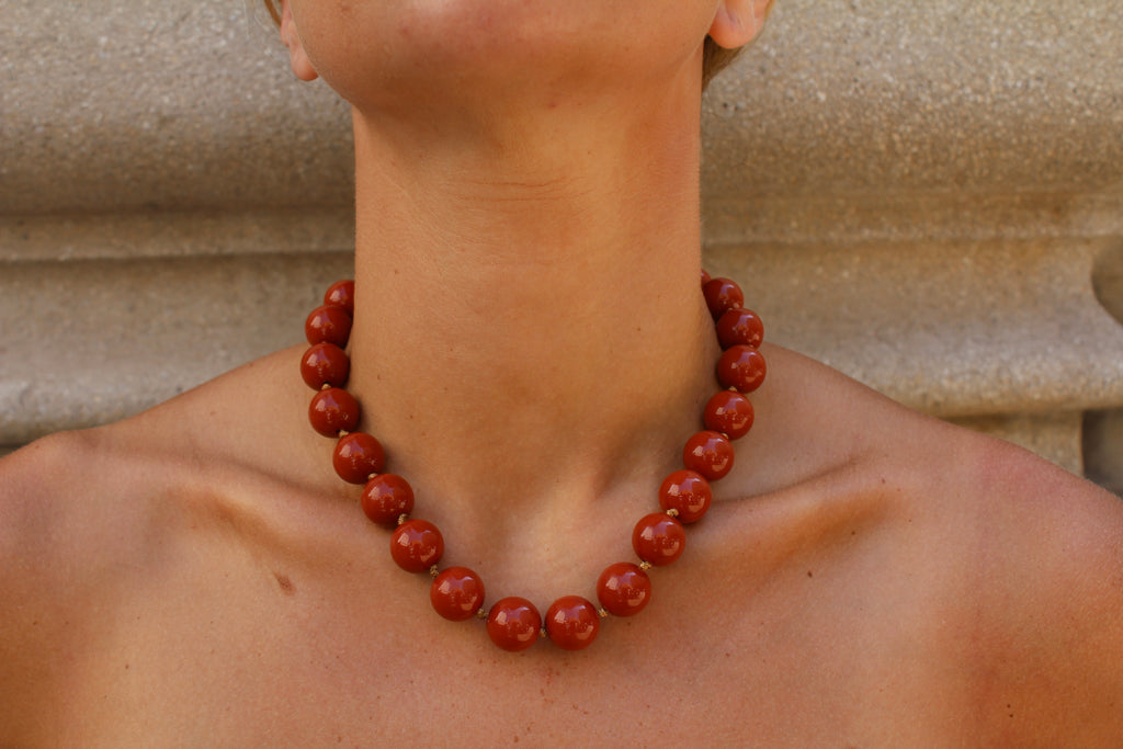 Collar de Bolas - Terracota