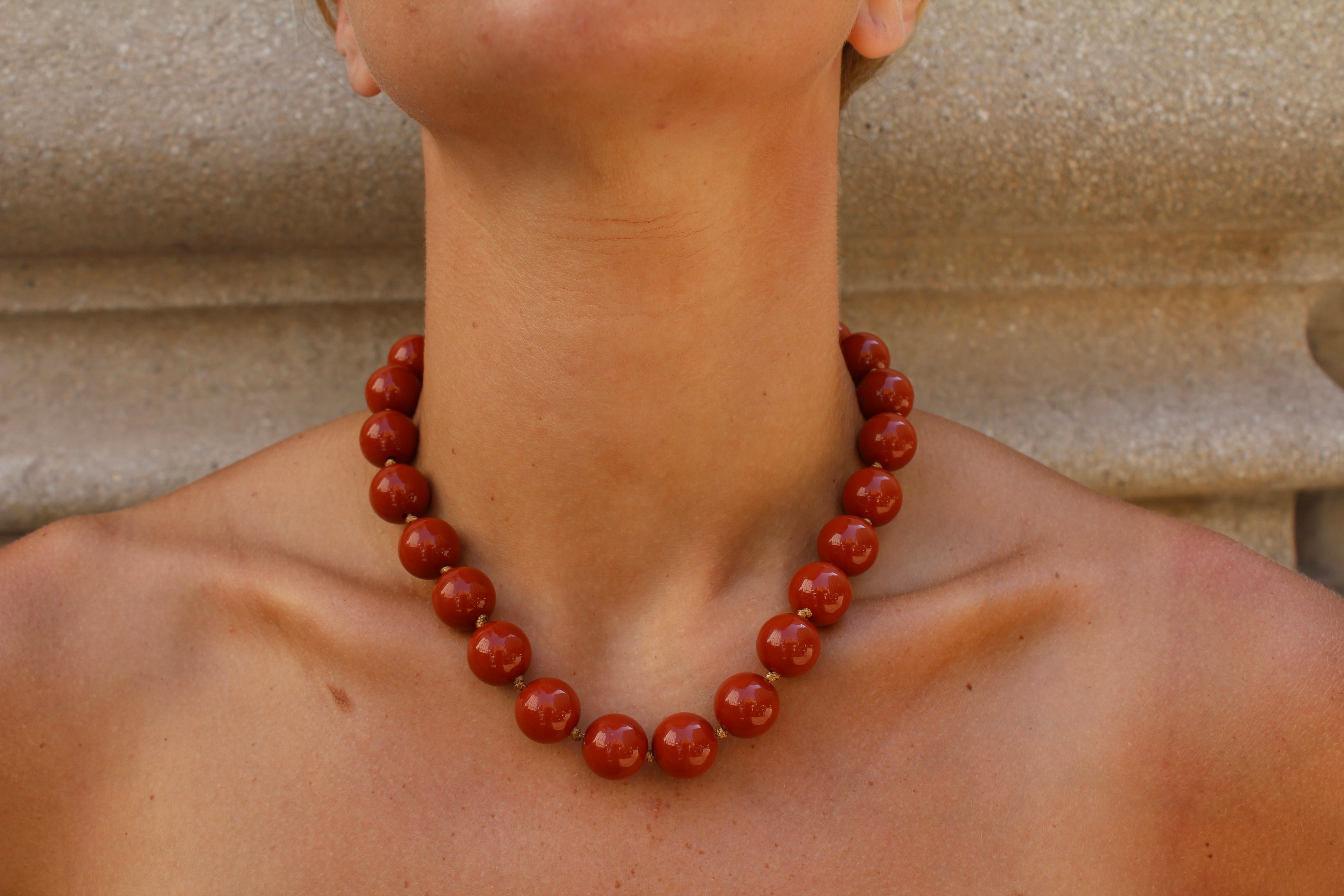 Collar de Bolas - Terracota