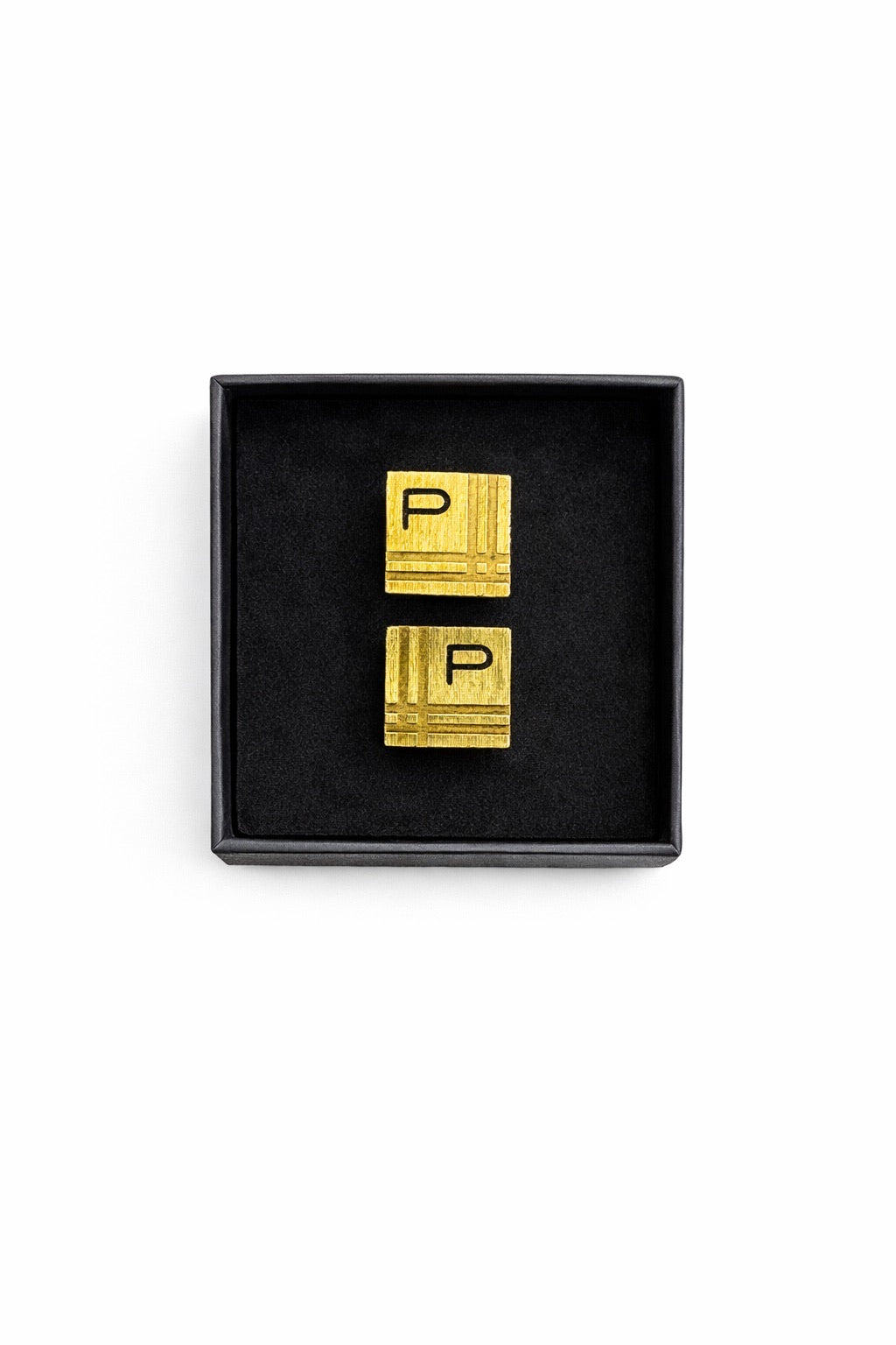 Abotoaduras vintage com veado