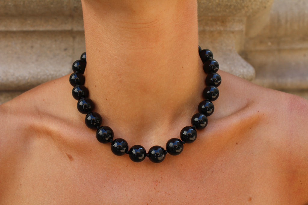 Collar de Bolas - Negro