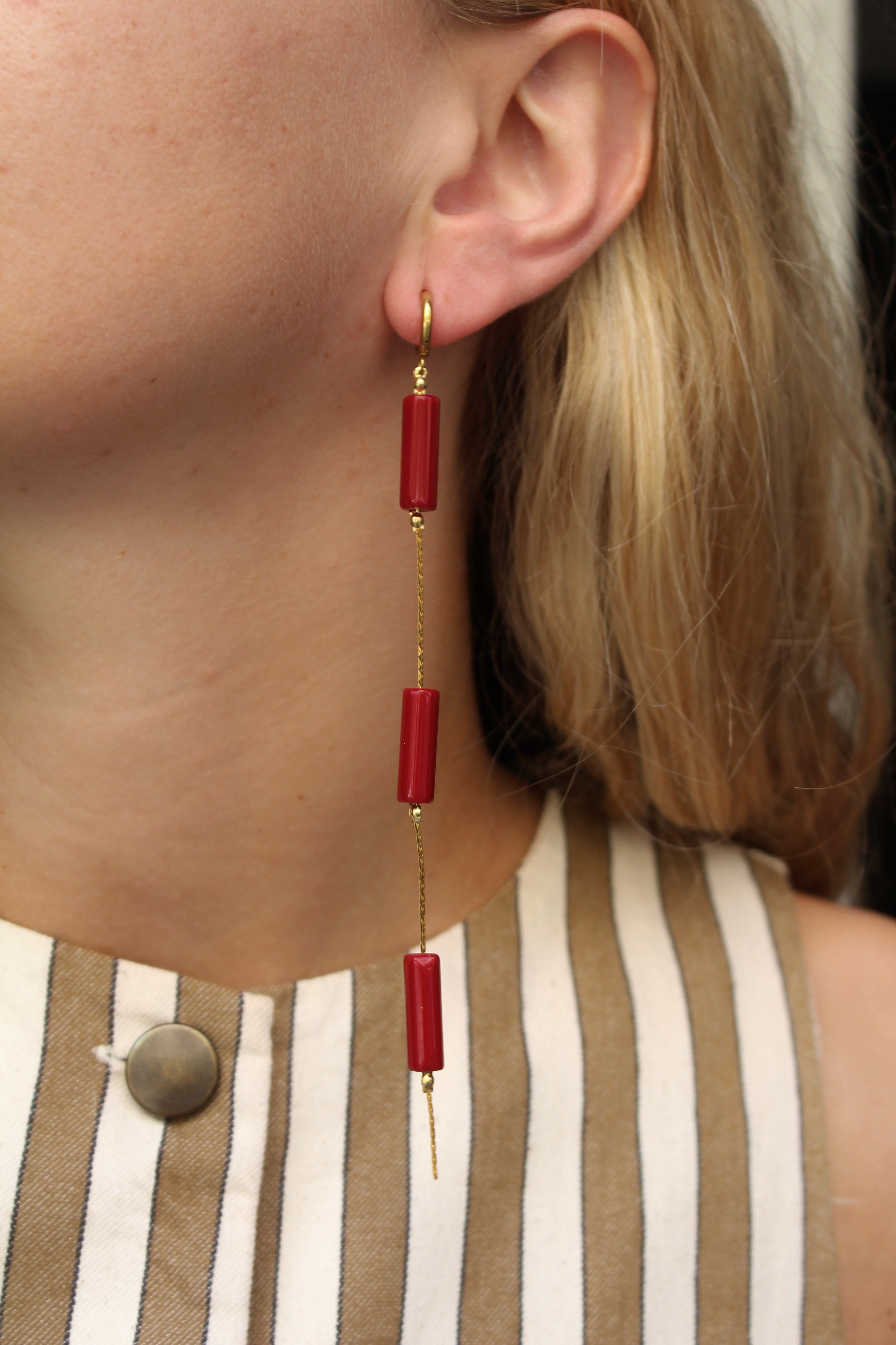 Pendientes Ibiza Rojos