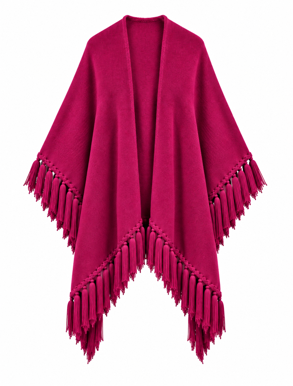 Chal de lana Outlander - Rosa Magenta
