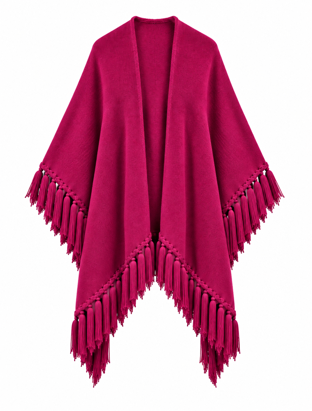 Chal de lana Outlander - Rosa Magenta