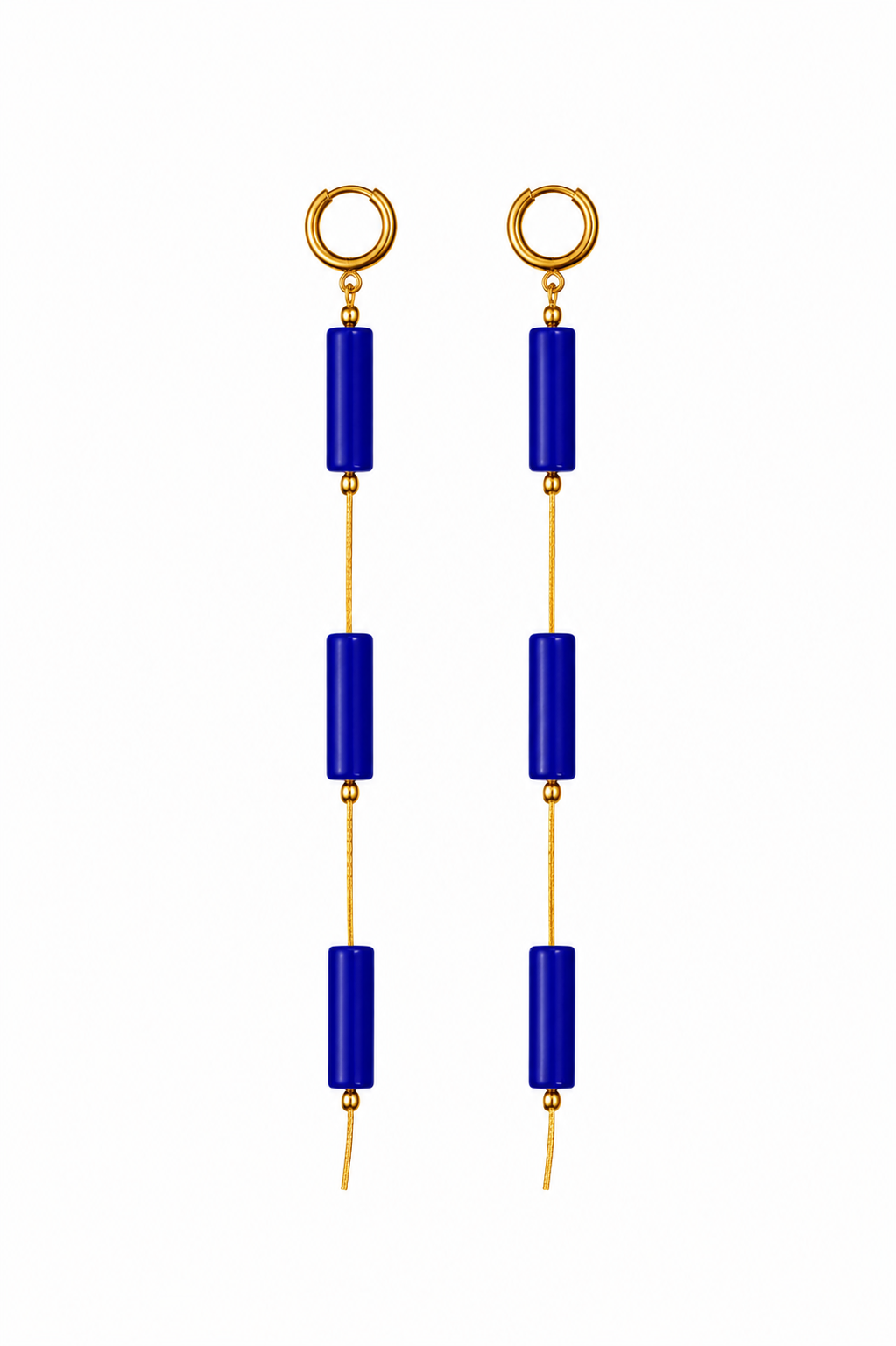 Pendientes Ibiza Azul Marino.